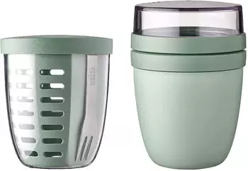 Mepal Ellipse Lunchpot mit Fruitpot, Kunststoff (Ellipse)