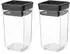 Brabantia TASTY+ stapelbare Behälter 2 Teile 0,15 L Dunkelgrau