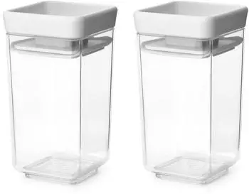 Brabantia TASTY+ stapelbare Beh&auml;lter 2 Teile 0,15 L Hellgrau