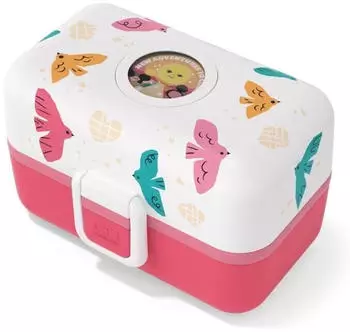 Peugeot Monbento MB Tresor Bento-Box in rosa Birds