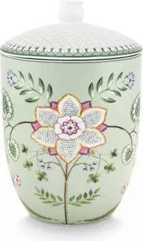 PiP Studio STUDIO Lily&Lotus Light Green Vorratsbehälter 1,5l