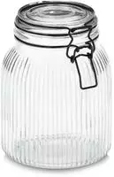 Zeller 2er-Set: Vorratsgl&auml;ser in Transparent - (H)17,4 x &Oslash; 12,8 cm