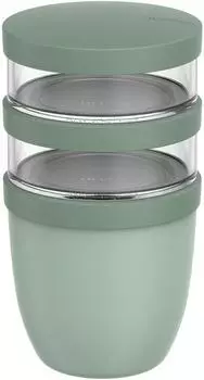 Mepal Ellipse Lunchpot 3-teilig 500 ml + 200 ml + 200 ml Nordic sage