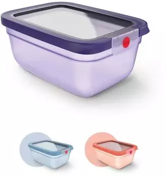 Emsa Vorratsdose OneClick 1500 ml Kunststoff Violett 1,5 l