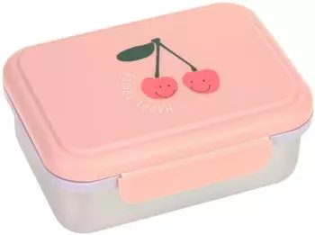 Lässig Lunchbox Stainless Steel Happy Fruits Cherry