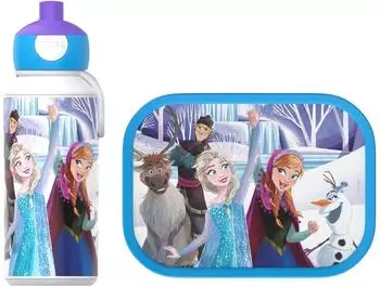 Mepal Pausenset Campus (Trinkflasche Pop-up + Brotdose) - Frozen Friends