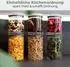Classbach Vorratsdosen-Set aus Glas, 6-teilig, 3x600ml & 3x1000ml (C-VD 4031)