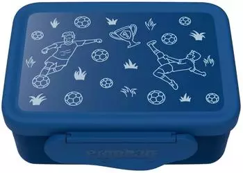ergobag Brotdose Edelstahl Fu&szlig;ball