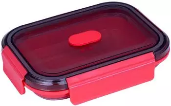 Lurch Frischhaltebox UP & DOWN, faltbar in frozen pink (800 ml)