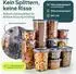Uandu Vorratsdosen Set luftdicht, BPA-freier Kunststoff, 12-teilig (12 Set)