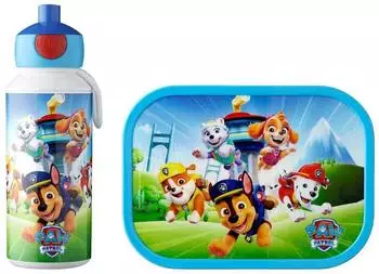 Mepal Pausenset Campus (Trinkflasche Pop-up + Brotdose) - Paw Patrol Pups