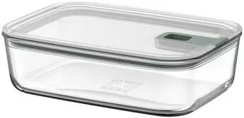 Mepal Frischhaltedose Easyclip 1500 ml Glas Sage
