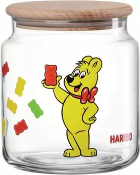 Ritzenhoff & Breker Vorratsglas HARIBO Allover 1,1L, bunt, 12x12x13cm (85136749-0)