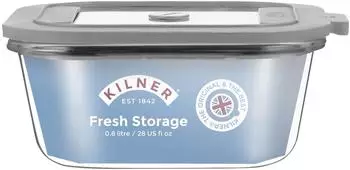 Kilner Fresh Storage eckiger Glasbeh&auml;lter, luftdicht, 800ml (0025.097)