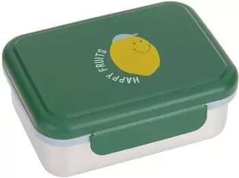 Lässig Lunchbox Stainless Steel Happy Fruits Lemon