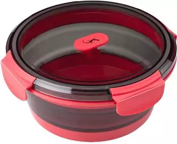 Lurch Frischhaltebox UP & DOWN quadratisch in frozen pink (500 ml)