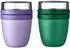 Mepal Lunchpot Ellipse Mini Vivid Lilac + Vivid Green 300ml+120ml