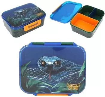Depesche 0013988 Adventure World Brotdose mit Schlange