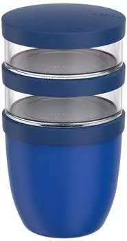 Mepal Lunchpot ellipse 3-teilig 500 ml + 2 x 200 ml - vivid blue