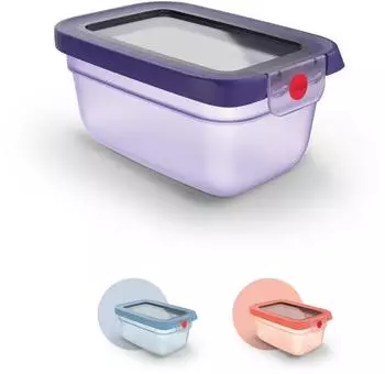 Emsa Vorratsdose OneClick 750 ml Kunststoff Violett