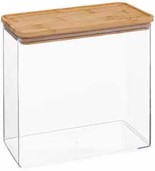 Paris Prix Eske Rechteckige Aufbewahrungsbox mit Bambusdeckel, 3L (JJ1466)