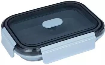 Lurch Frischhaltebox UP & DOWN, faltbar in frozen blue (800 ml)