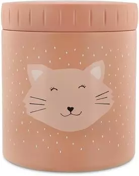 trixie-baby Isolierbehälter Lebensm.500 ml-Mrs.Cat Gr rose