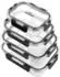 Zyliss 4-teiliges Glas-Frischhaltedosen-Set, bruchsicher, luftdicht, mikrowellen- & gefriergeeignet, BPA-frei (E981067)