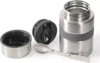 Wenco Lunchpot Edelstahl 500ml mit L&ouml;ffel, Thermobeh&auml;lter (555777)
