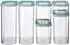 Mepal Modula Vorratsdosen-Set 6-teilig, luftdicht, stapelbar, Nordic Green