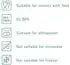 Mepal Modula Vorratsdosen-Set 6-teilig, luftdicht, stapelbar, Nordic Green