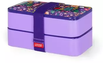 Legami Lunch Box „Flowers" 1200ml mit 3 Besteckteilen (LBD0004)