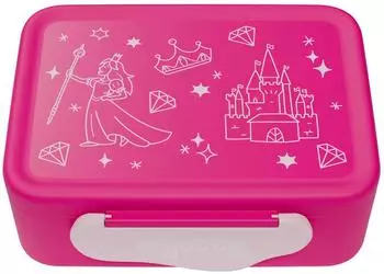 ergobag Brotdose mit Trennfach, BPA-frei, pink (01069-40082-10)