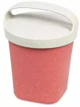Koziol Snackpot Buddy mit Einsatz und Deckel, 500ml, koralle (7241704)
