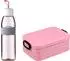 Mepal Lunch-Set Lunchbox mit Trennwand & Trinkflasche 500ml nordic pink