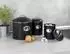 Wenko Nero Vorratsdose Metall, luftdicht, 1,6L, schwarz (54068100)