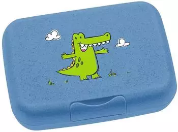 Leonardo Bambini Brotdose Krokodil, blau, Kinder (022858)