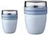 Mepal Lunchpot Ellipse Duo 300 & 500ml, nordic blau, Kunststoff (Lunchpot Ellipse Duo)