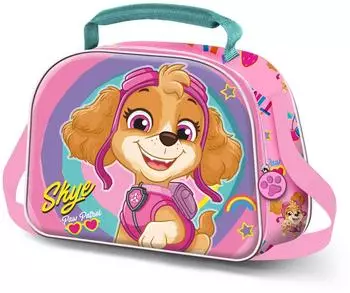 Karactermania Paw Patrol Happy 3D Lunchbox-Umh&auml;ngetasche, rosa, 26x20cm (09342)