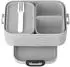 Mepal Bento-Lunchbox Midi mit Fächern, 900ml, cool grey (107632142650)