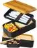 Umami Bento Box auslaufsicher mit Fächern, 4 Bestecke, 1200ml