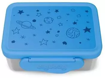 ergobag Lunchbox Edelstahl, 3-tlg., Sternchen dunkelblau (01070-30025-10)