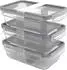 Rotho CLIC & LOCK Kühlschrankdosen-Set Glas 1,3L, 3-teilig (1051406161)