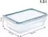 Rotho CLIC & LOCK Kühlschrankdosen-Set Glas 1,3L, 3-teilig (1051406161)