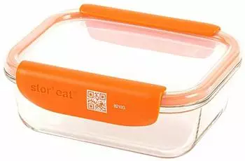 Mastrad StorEat S Vorratsdose, Borosilikatglas, 640ml (F93009)