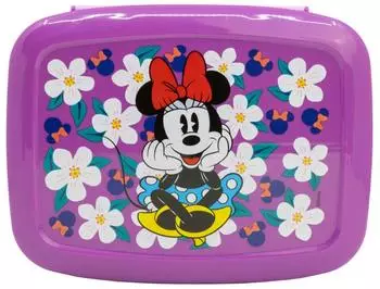 Stor Minnie Maus Brotdose 1705ml, 4 F&auml;cher, BPA-frei (81290)