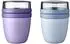Mepal Lunchpot Ellipse Mixed 500ml + 200ml, vivid lilac + nordic blue