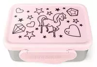 Ergobag 01070-40019-10, ERGOBAG Lunchbox Edelstahl Rosa