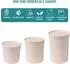 Stoneline Frischhaltedosen-Set rund rPET 500/800/1000ml, 3-teilig, natur (4020728216114)