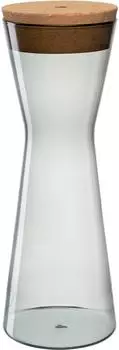 Leonardo Forma X Dose mit Korkdeckel, grau, 31cm (055234)